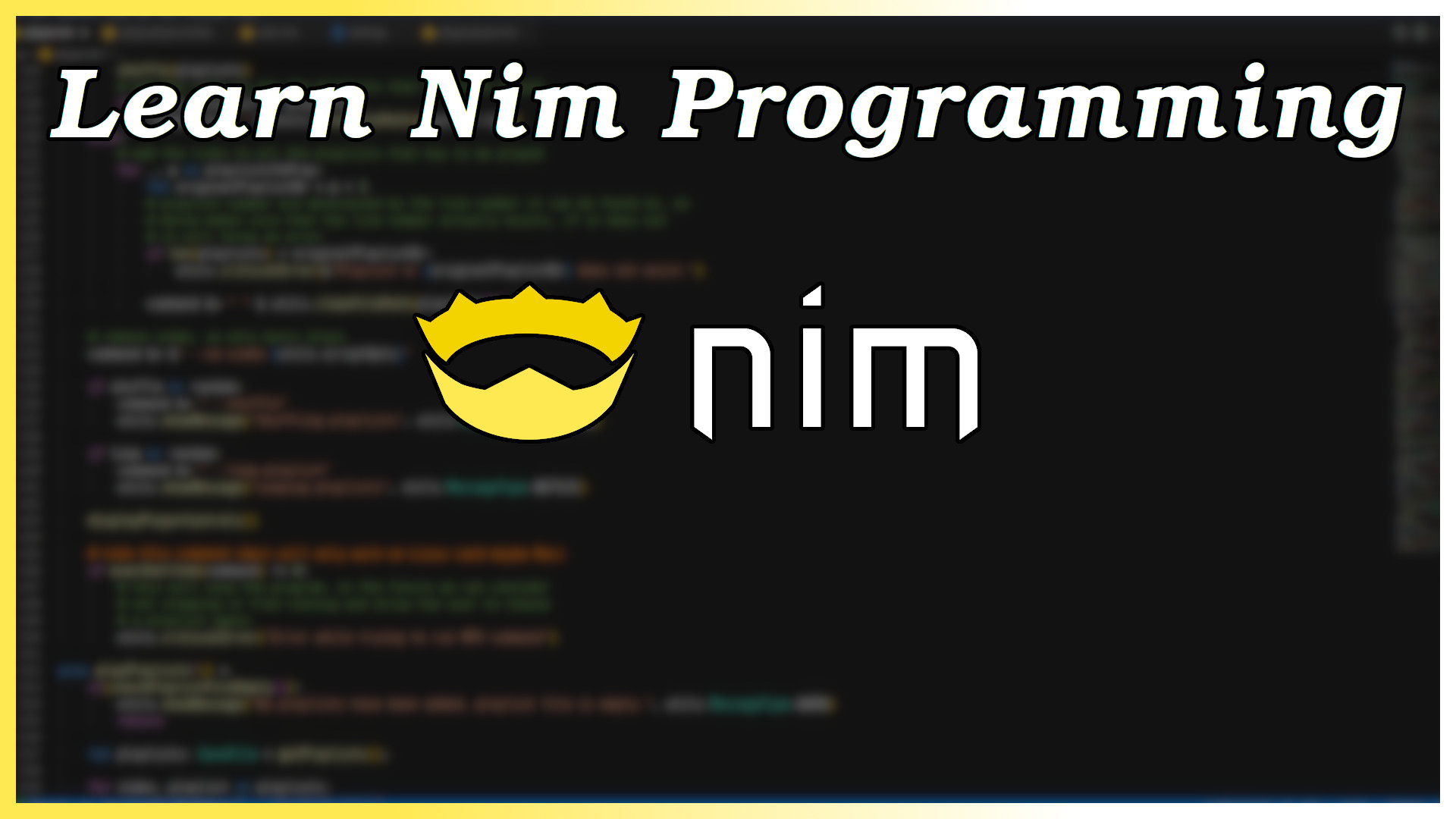 Nim Programming Language Thumbnail